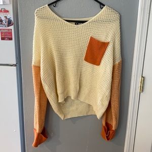 Orange sweater